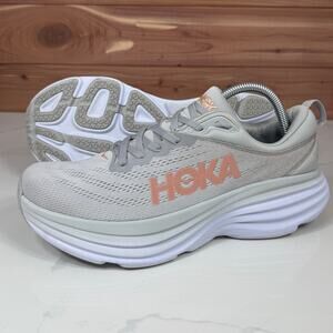 Hoka One One Bondi 8 Running Shoes Harbor Lunar Rock 111518 BATL Women's 10.5 B